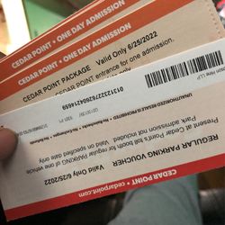 Cedar Point Tickets 