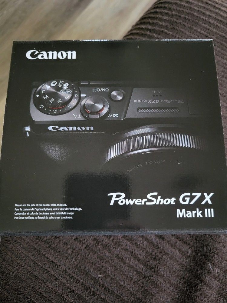 Canon PowerShot G7 X Mark III 20.1 Megapixel Digital Camera - Black