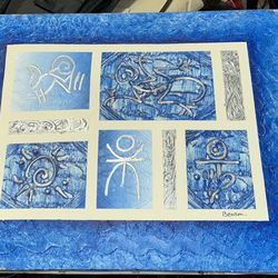 Taino Oil Painting artwork