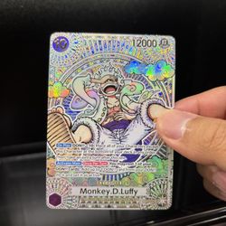 Monkey.D.Luffy GOLD FOIL OP05-119 A Fist of Divine Speed Foil
