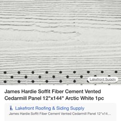 James Hardie Fiber Cement Soffit 