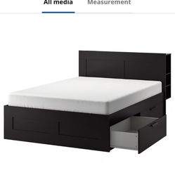 Full Bed Frame With Drawers