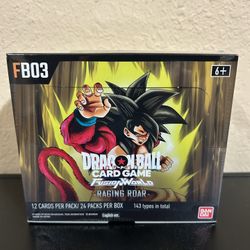 Dragon Ball Super Fusion World FB03 Raging Roar Booster Box