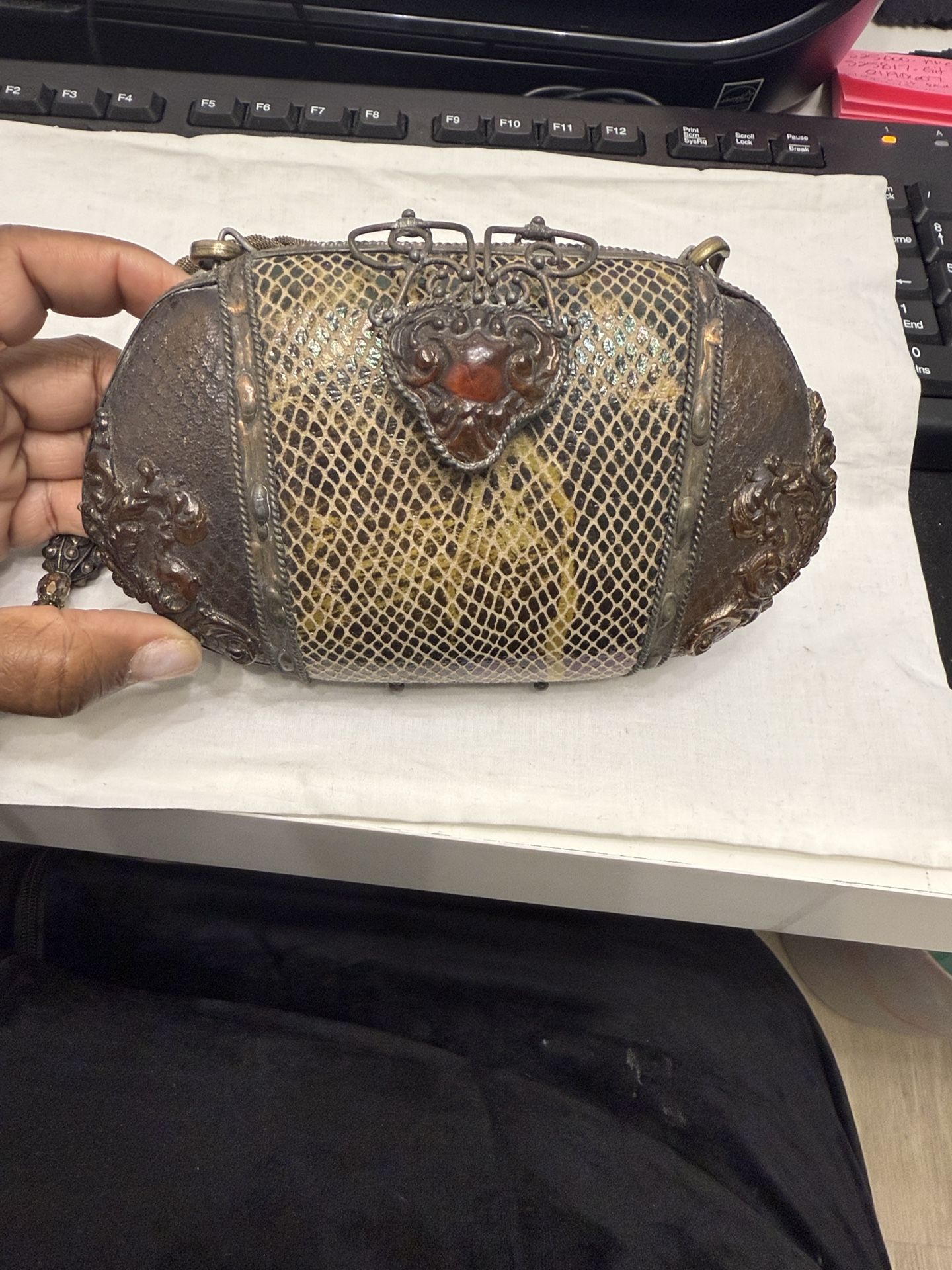 Maya Evangelista Resin Renaissance Handbag
