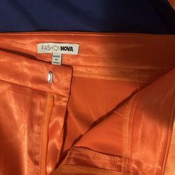 Orange Fashion Nova Pants