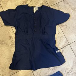 Medical Nursing Scrub Blue