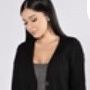 Fashion Nova Black Destroyed Tunic Cardigan Size Small/Medium Excellent Preloved Condition 