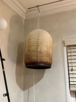Hanging Lamp Asian Lantern Style