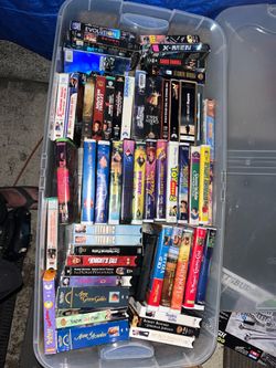 VHS tapes $5 each