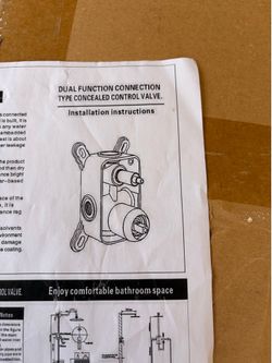 Type concealed control valve para baños