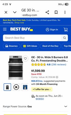 GE Stove