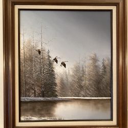 Bruce Hume Signed Painting