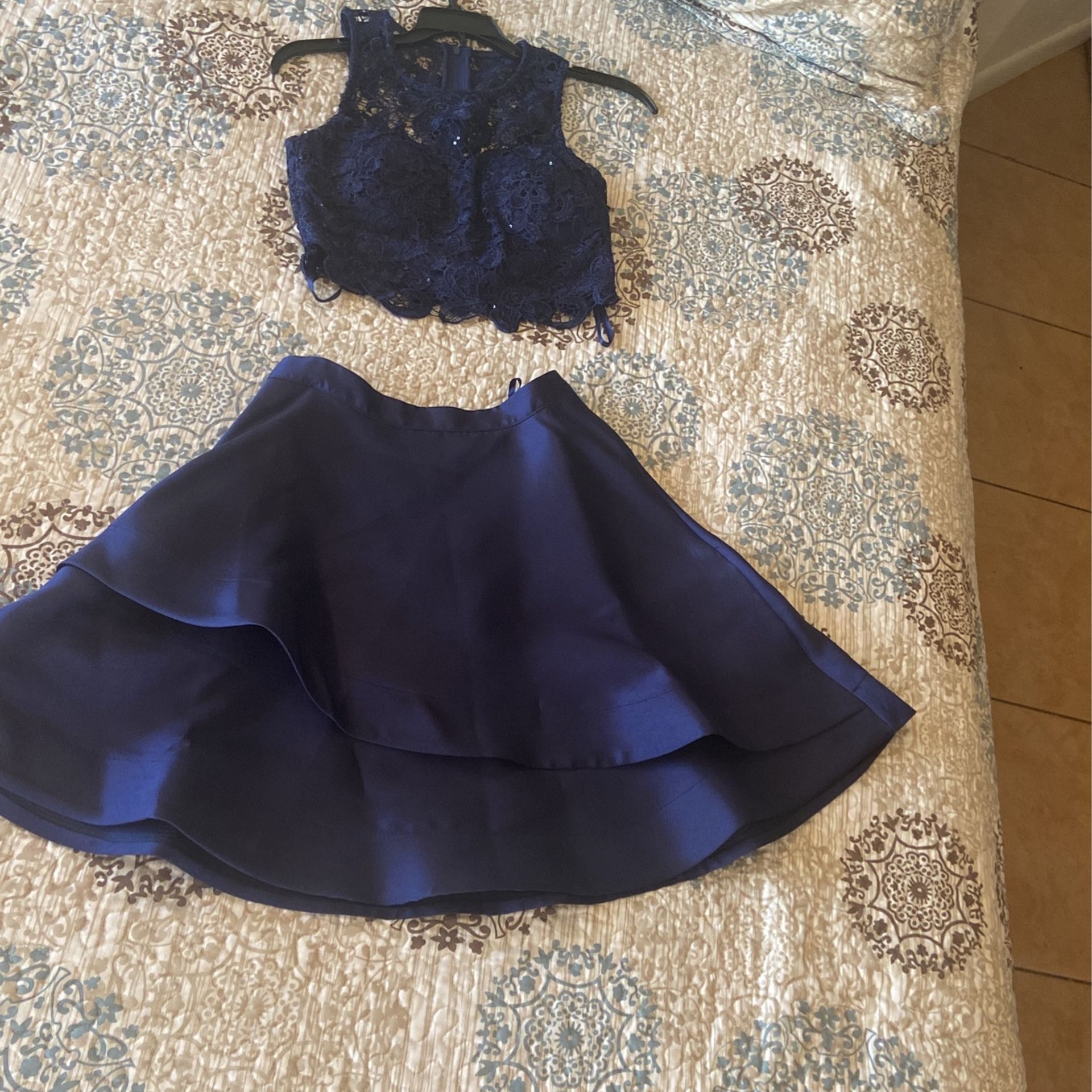 New Prom Dress Navy Blue