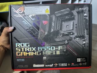 ROG STRIX B550-F GAMING WIFI II - Tarjeta madre para AMD AM4 (3ra Gen Ryzen) y ATX, PCIe 4.0,WiFi 6E, LAN 2.5Gb, BIOS Flashback, HDMI 2.1, iluminación
