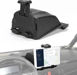 KEMIMOTO Tablet Mount Storage Box Electric Device GPS Mount Compatible with 2023+ CFMOTO ZForce 950 Sport & Trail / ZForce 800 Trail G2 Phone Holder A