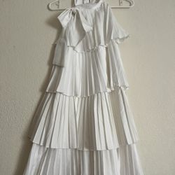 Layered turtleneck dress