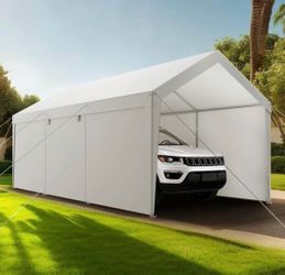 12 x 20 FT. Outdoor Car Canopy with Removable Sidewalls