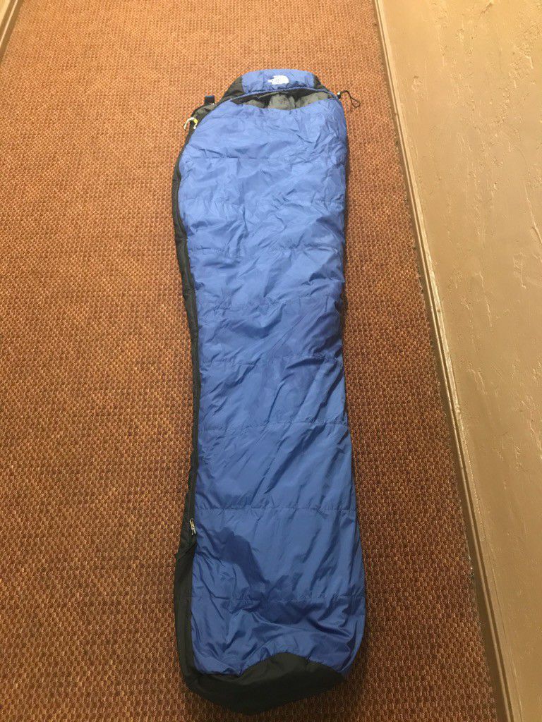The North Face Trinity 20F -7C Long Mummy Style Sleeping Bag Adult Royal Blue