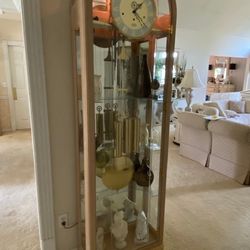 Ridgeway Curio Grandfather Clock