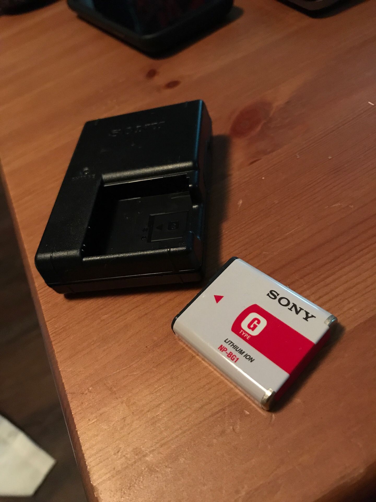 Original Sony NP - BG1 battery and charger