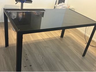 Glass Top Dining Table