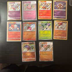 radiant and shiny pokémon lot 
