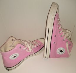 Pink Converse All Star High Top Shoes  9.5M 11.5W