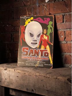 Lucha Libre Metal Sign