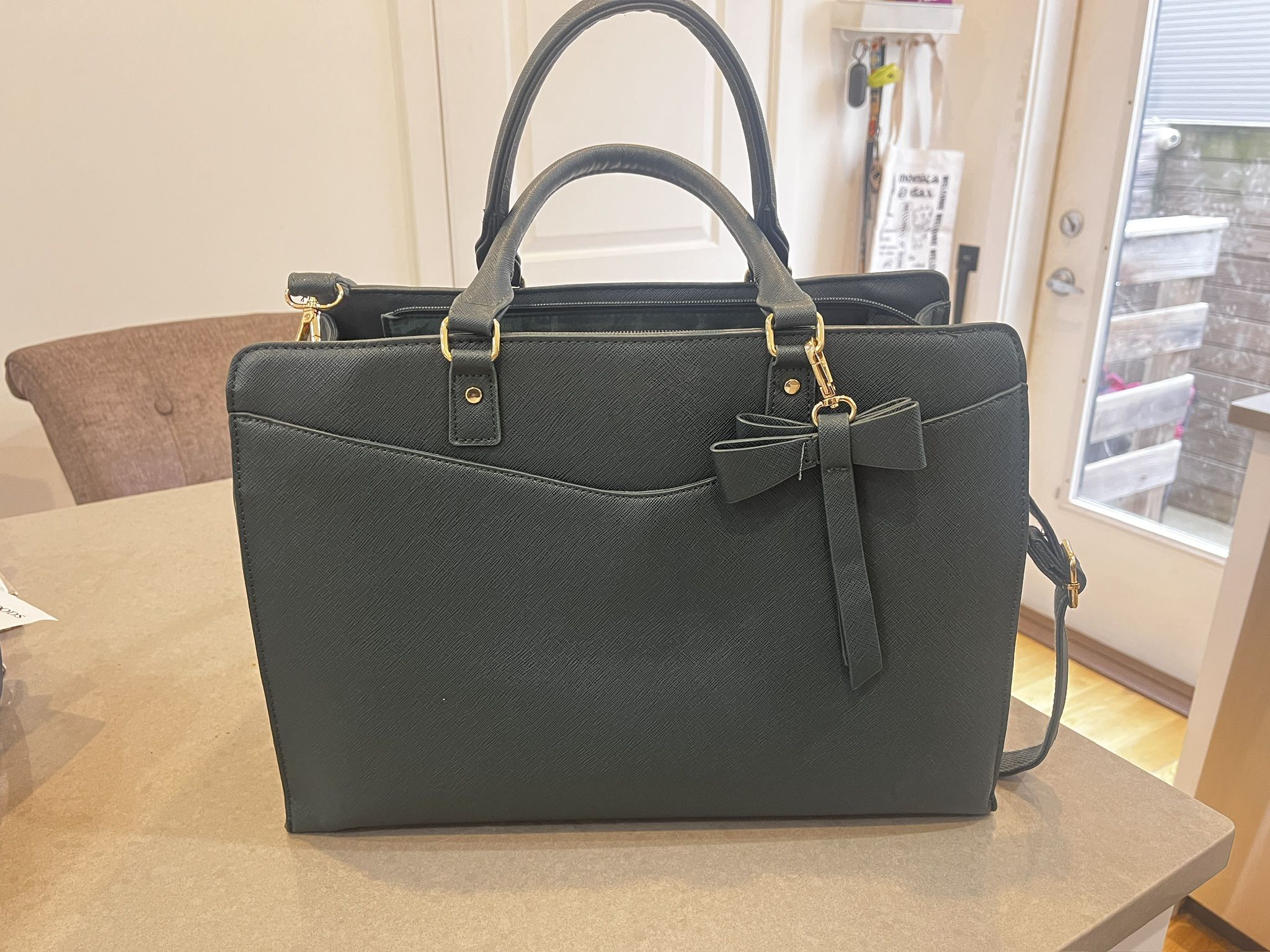Women’s Laptop Bag - Forrest Green