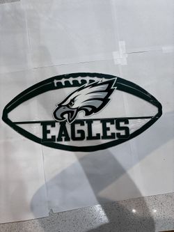 Football Eagles Colorful Metal Sign 9x18 18 Gauge Steel Wall Decor