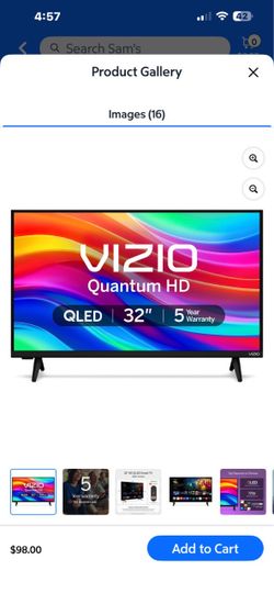 Vizio 32-Inch Quantum HD QLED TV