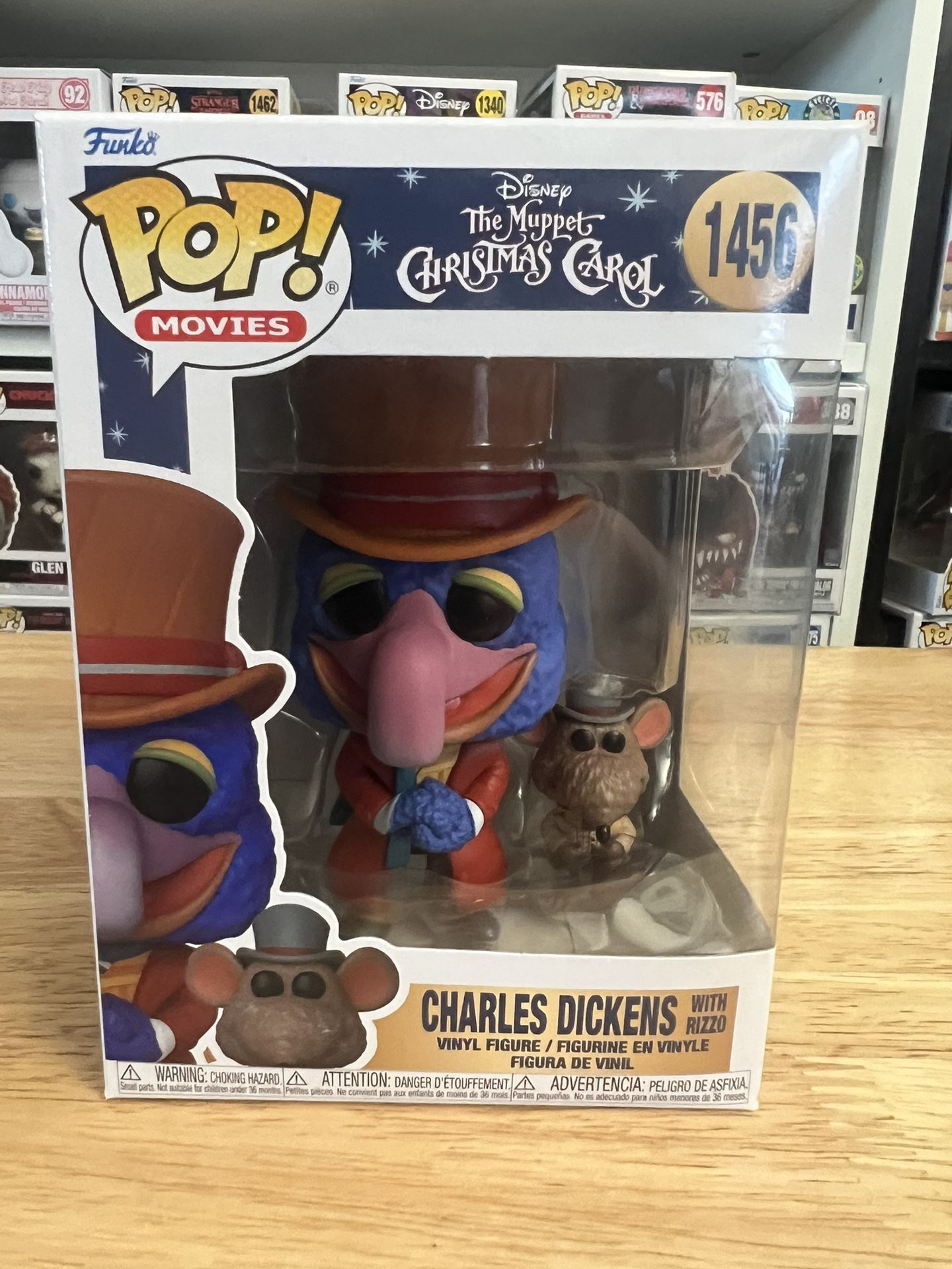 Gonzo as Charles Dickens & Rizzo Funko Pop #1456 Muppets Christmas Carol Disney