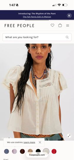 Free people whisper white size M