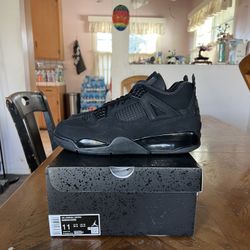 Jordan 4 Retro Black Cat (2025) Size 11