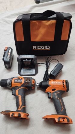 RIDGID 18V Drill and Impact Driver Combo Kit