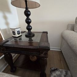 Whole Family Room Furniture Set, Coffee Table, End Table, Fireplace