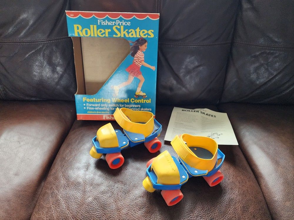 Fisher Price Roller Skates Vintage