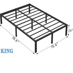 Metal Bed Frame,King Size