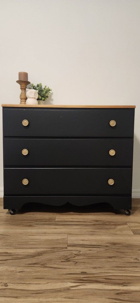 Solid Wood Vintage Dresser