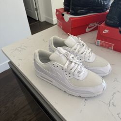 Never Worn All White Air Max 90s, Size 9, Too Large for me