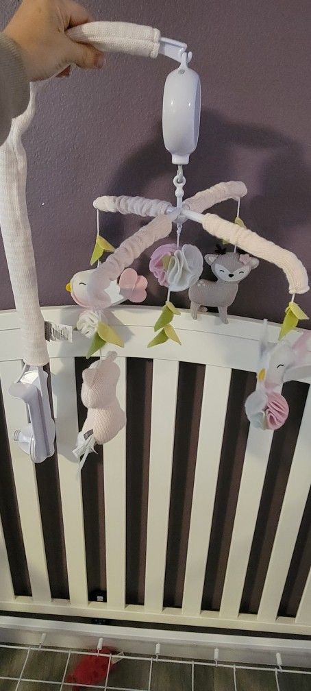 Knitted Woodland Baby Mobile