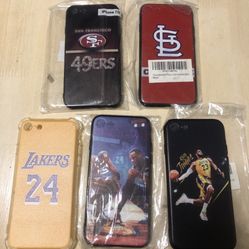 iPhone 7/8 phone cases. All five for $25