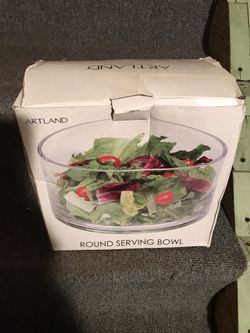 Salat Serving Bowl  In Box Please Check My Other Listings 