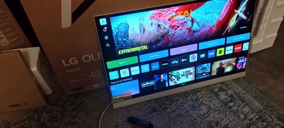 TV 📺 LG OLED 48" LX1 POSE WHITE TRIM 