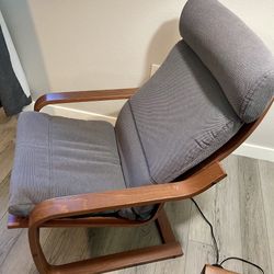 Ikea Poang Chair Armchair with Cushion, Cover and Frame 