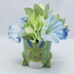 Bunny rabbit Easter flower arrangement