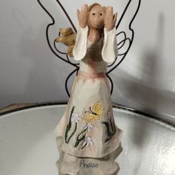 CHERUB - ANGEL FIGURINE - WILLOW TREE? 7" - M99