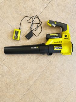 Ryobi 40V Jet Fan Cordless Leaf Blower w/ 4Ah Battery & Charger