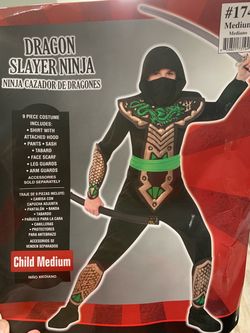Dragon Slayer Ninja Kids Costume Child Medium