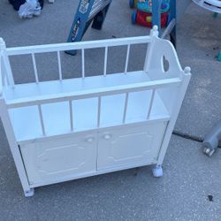 Wooden Toy Crib